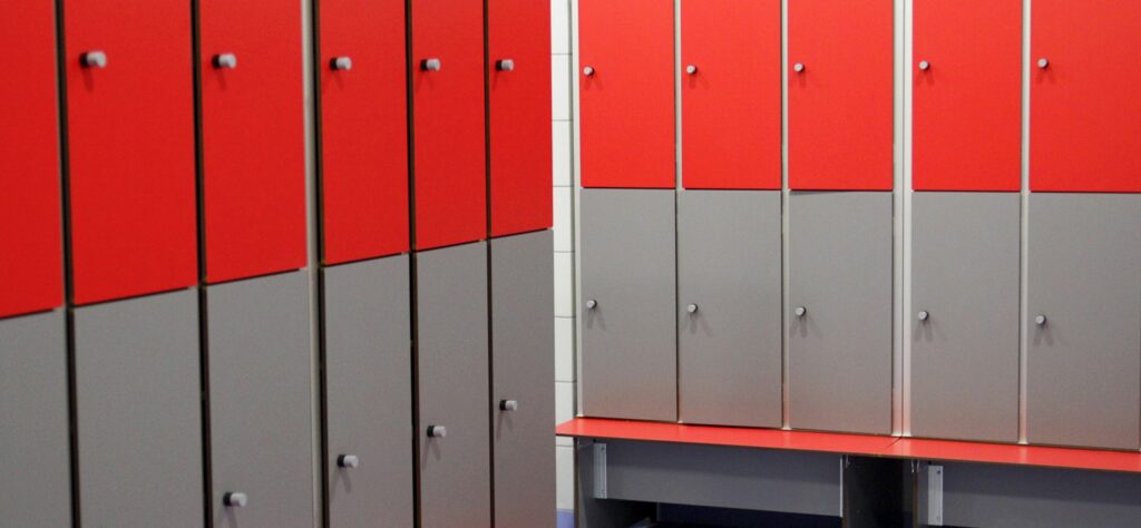 Politie en brandweer lockers