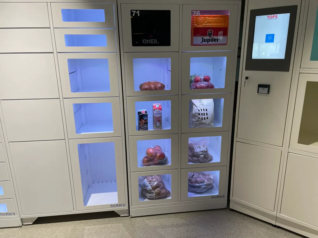 Nextlox smart vendingautomaat met dashboard