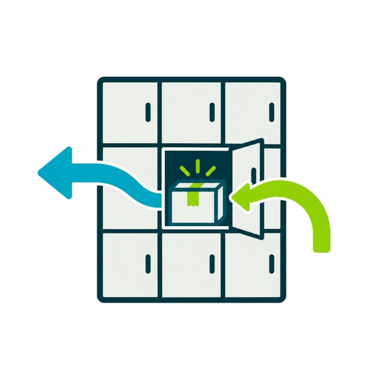 Uitgifte retour LoQit smart locker
