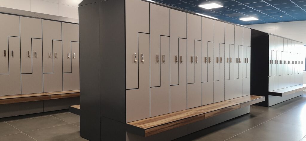 Digilock elektronische lockers voor een moderne fitnessclub in Westland