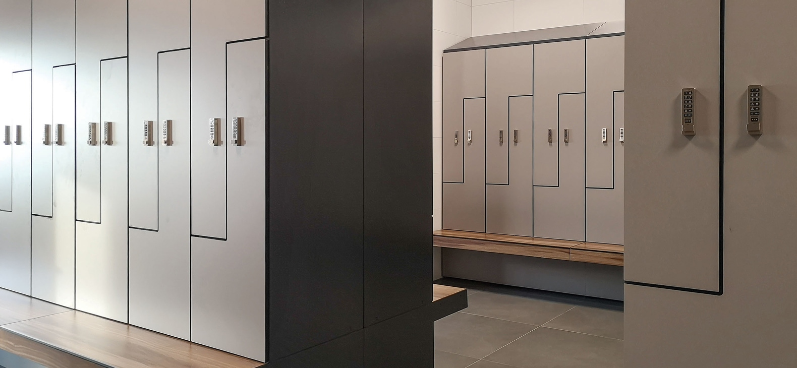 Digilock elektronische lockers voor een moderne fitnessclub in Westland