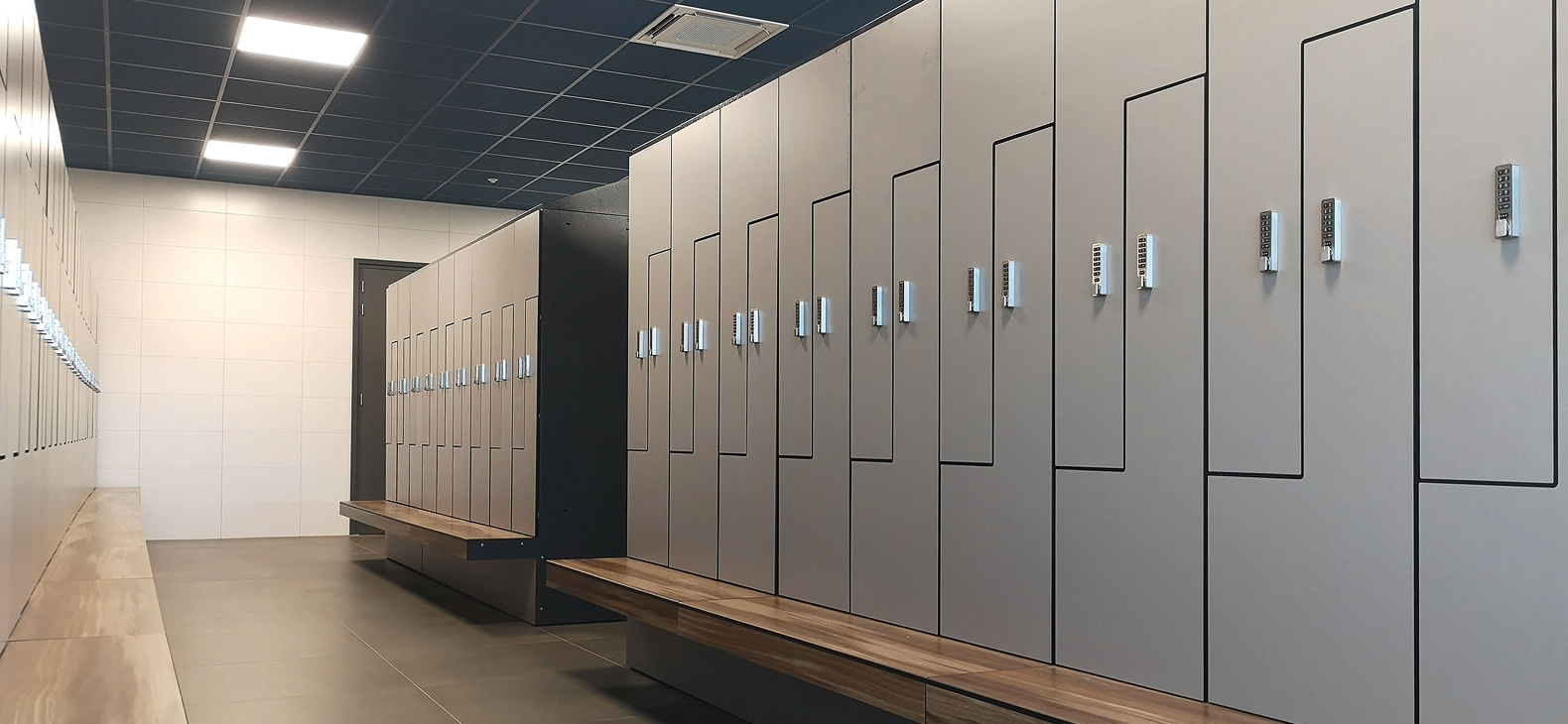 Digilock elektronische lockers voor een moderne fitnessclub in Westland