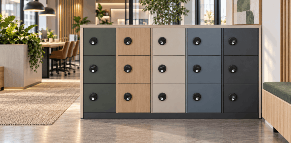 Kantoorlockers met W&F cijfersloten