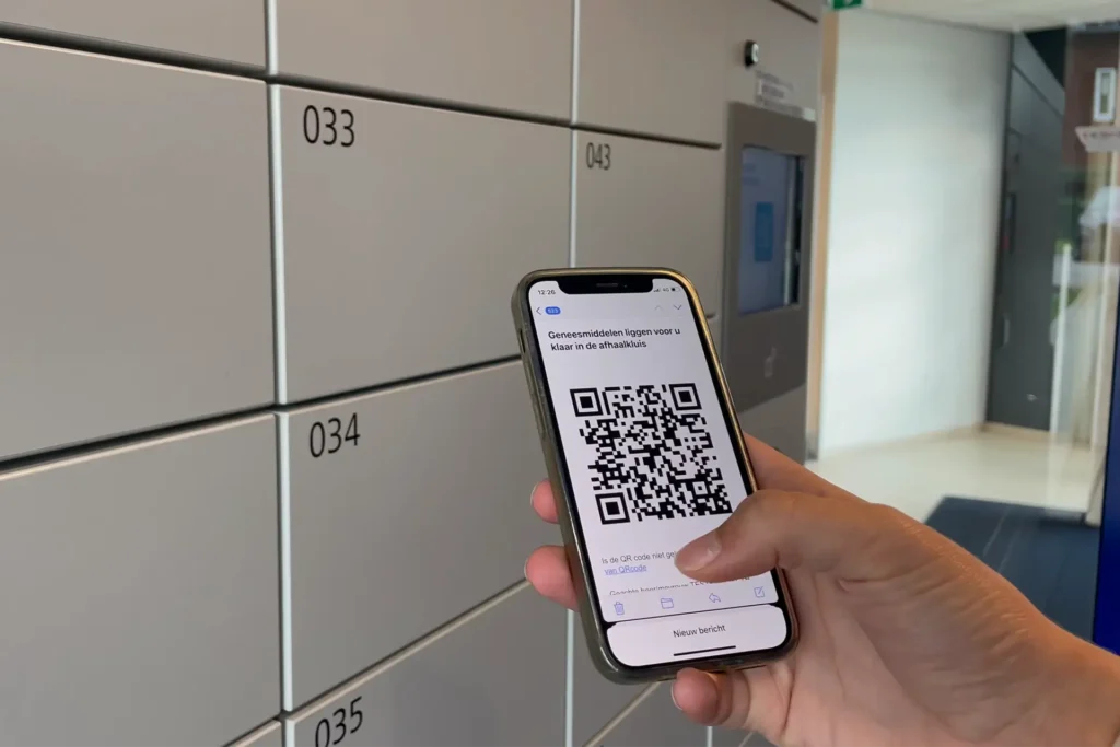 Nextlox medicijnlocker met QR-code