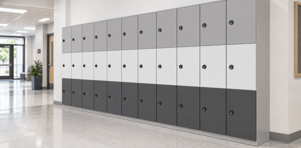 Lockerkasten met W&F sloten