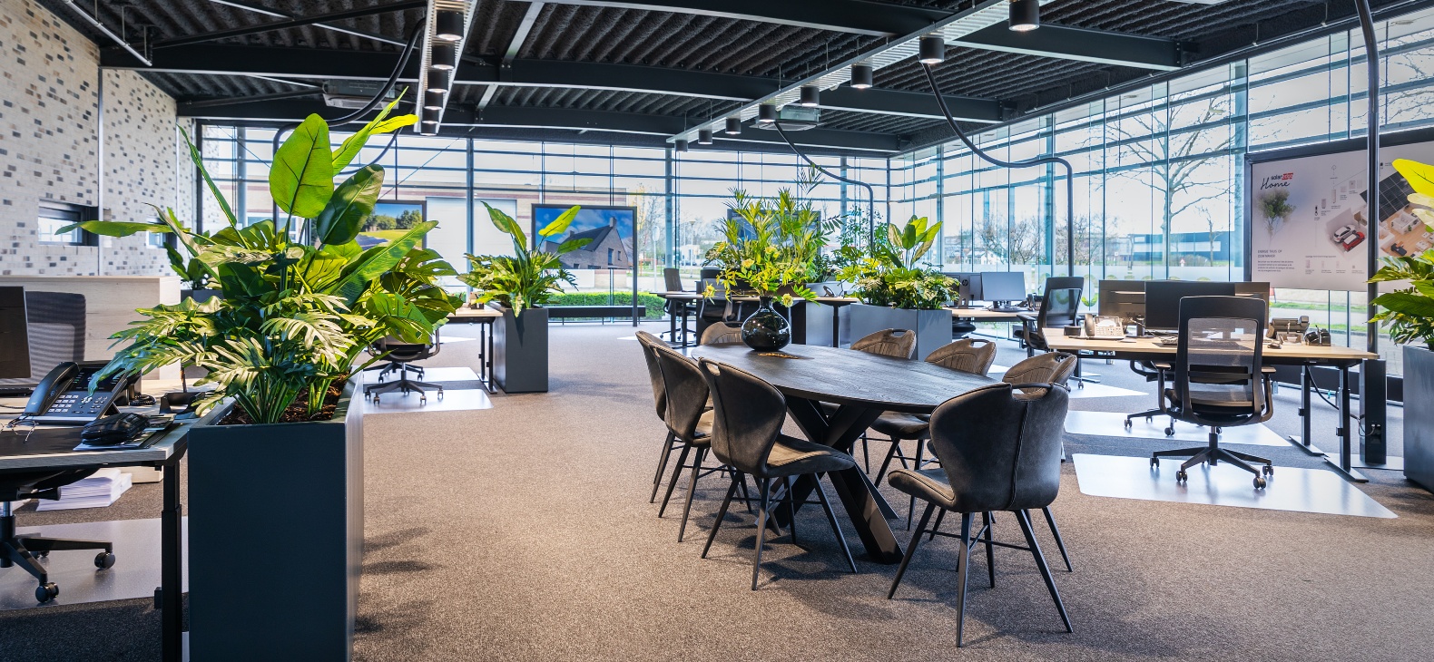 Kantoorinrichting en lockers voor Ecotec Ecological Products
