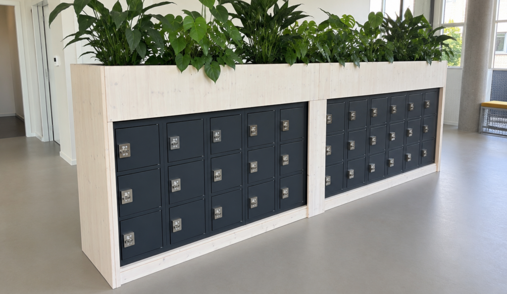 132 maatwerk lockers voor het Kromme Rijn College in Utrecht