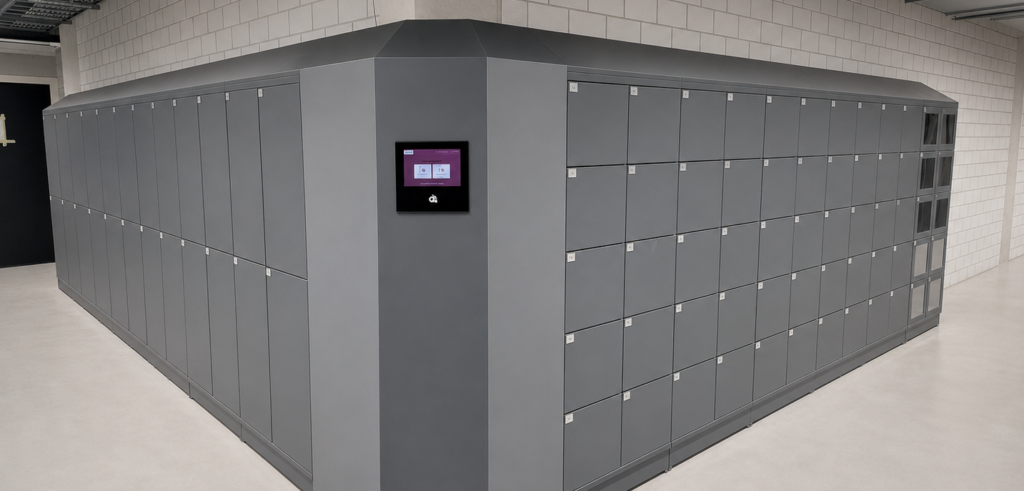 Smart lockers voor medewerkers van Van der Valk Hotel Woerden